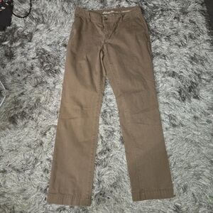 Eddie Bauer Brown Women's Straight Casual Chinos